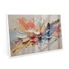 Quadro Pétalas De Tinta Moderno Para Quarto Pequeno 60x40 Cm - Bimper Quadros