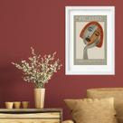 Quadro Picasso Mulher Terracota - 60x48cm Quadro Picasso Mulher Terracota - 60x48cm