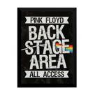 Quadro Pink Floyd Backstage Poster Moldurado