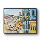 Quadro Pintado a Mão, Casario , Igreja do Pelourinho