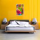 Quadro Pintura Aquarela Tropical 4