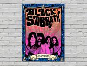 Quadro Placa Decorativa Black Sabath Paradiso MDF