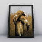 Quadro Placa Decorativa mulher com turbante