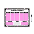 Quadro Planejador Semanal Estrela + Caneta Apagador