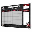 Quadro Planner Organizador Semanal Mensal Flamengo 60x40