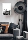Quadro Pódio F1 Formula com Vidro e Moldura Branca Tam:A4