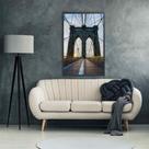 Quadro ponte do brooklyn pôr do sol Quadro ponte do brooklyn pôr do sol