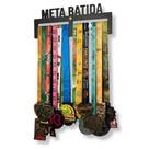 Quadro Porta Medalhas de MDF Minhas Conquistas Meta Batida de MDF Capacidade 36 Medalhas MODELO:MINHAS CONQUISTAS