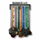 Quadro Porta Medalhas de MDF Minhas Conquistas Meta Batida de MDF Capacidade 36 Medalhas MODELO:MINHAS CONQUISTAS
