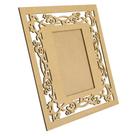 Quadro Porta Retrato Florido 26x24 Laser Mdf Madeira