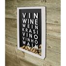 Quadro Porta Rolhas Vinho em diversas línguas - Quadro Novo Quadro Porta Rolhas Vinho em diversas línguas - Quadro Novo