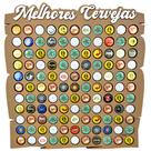 Quadro porta tampinha de garrafa cerveja decoração mdf