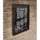 Quadro Porta Tampinhas Drink Good Beer - Quadro Novo