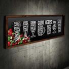 Quadro Porta Tampinhas Drink Good Beer - Quadro Novo