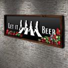 Quadro Porta Tampinhas Let it beer - Quadro Novo