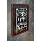 Quadro Porta Tampinhas Nosso Boteco- Quadro Novo