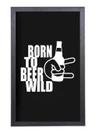 Quadro Porta Tampinhas Pequeno - Beer Wild 1049