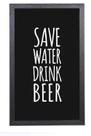 Quadro Porta Tampinhas Pequeno - Save Water Drink Beer 1007 Quadro Porta Tampinhas Pequeno - Save Water Drink Beer 1007