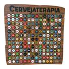 Quadro Porta Tampinhas Tampas de Cerveja - Rustic - 150 - Cervejaterapia