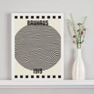 Quadro Poster Bauhaus - Bola Ondas 45x34cm
