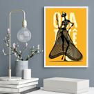 Quadro Poster Candomblé Oxum 45x34cm