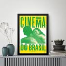Quadro Poster Cinema Do Brasil 33x24cm