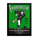 Quadro Poster Decorativo Filme Antigo Frankenstein 42x29cm Quadro Poster Decorativo Filme Antigo Frankenstein 42x29cm