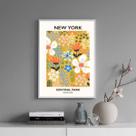 Quadro Poster Flower Market - New York 33x24cm - com vidro Quadro Poster Flower Market - New York 33x24cm - com vidro