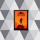 Quadro Poster Fortnite 33x24cm - com vidro