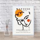Quadro Poster Matisse MinimalistaMulher 45x34cm