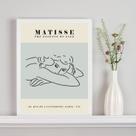 Quadro Poster Matisse - The Essence Of Line 24x18cm - com vidro Quadro Poster Matisse - The Essence Of Line 24x18cm - com vidro