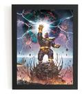 Quadro Poster Moldura Thanos Vingadores Guerra Infinita Quadro Poster Moldura Thanos Vingadores Guerra Infinita