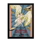 Quadro Poster Rock Arte Retro Led Zepelin Moldurado 42x29cm