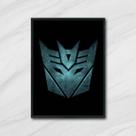 Quadro Poster Transformers 45x34cm - com vidro