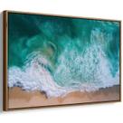 Quadro Praia das Ondas em Movimento Hipnótico