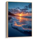 Quadro Praia do Espetáculo do Pôr do Sol
