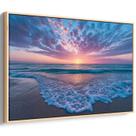 Quadro Praia do Horizonte em Tons Mágicos