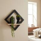Quadro Prateleira Decorativa Parede Nicho Simples Com Moldura MDF e Pinus Quadro Prateleira Decorativa Parede Nicho Simples Com Moldura MDF e Pinus