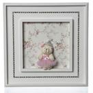 Quadro Princesa Strass Ursa Mini Bailarina Quarto Bebê Infantil Menina Quadro Princesa Strass Ursa Mini Bailarina Quarto Bebê Infantil Menina