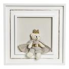 Quadro Príncipe Com Corôa E Capa Quarto Bebê Infantil Menino