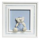 Quadro Príncipe Com Urso Boné Quarto Bebê Infantil Menino