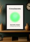 Quadro Progresso/Crescimento com Vidro e Moldura Preta Tamanho:21cm x 30cm (A4) Quadro Progresso/Crescimento com Vidro e Moldura Preta Tamanho:21cm x 30cm (A4)