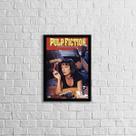 Quadro Pulp Fiction - Uma Thurman 45x34cm - com vidro