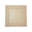 Quadro Quadrado com Fundo Fixo 20,5x20,5 Mdf 9mm Madeira