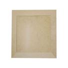 Quadro Quadrado com Fundo Fixo 25,5x25,5 Mdf 9mm Madeira