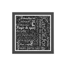 Quadro Quadrado Gírias De Mineiro 45x34cm - com vidro