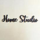 Quadro/ Quadrinho Home Studio - Adorno De Parede