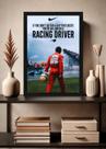 Quadro Racing Driver Ayrton Senna com Vidro e Moldura Preta Tamanho:21cm x 30cm (A4) Quadro Racing Driver Ayrton Senna com Vidro e Moldura Preta Tamanho:21cm x 30cm (A4)