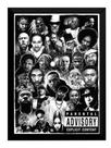 Quadro Rap Gods Desenhado Hip Hop Decorativo 42x29cm