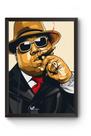 Quadro Rap Notorious Big Poster Moldurado
